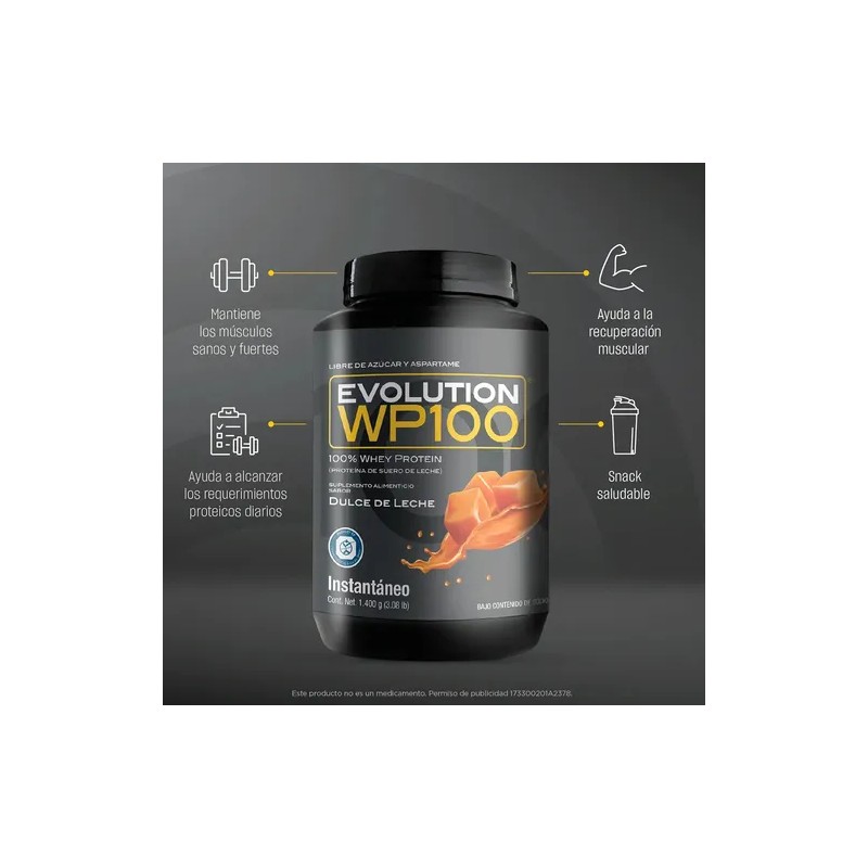 Evolution Wp100 Bote De Dulce De Leche De 1400 G