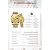 OLEVS Couple Watch His and Her Watch Set Mens Womens