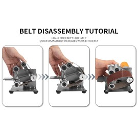 SI FANG 10Pcs Mini Electric Belt Sander Sanding Belts 13 x 1.2inch /330x30mm, Premium Knife Sharpening Aluminum Oxide Abrasive Sanding Belt for Woodworking, Metal Polishing (1000 Grit)