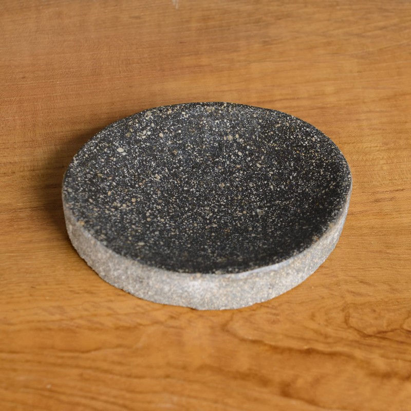 wohnfreuden Natural Stone Bowl Grey Round 10 cm – Stone