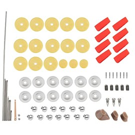 Jiayouy 1 Set Flute Repair Maintenance Kit Flute Pads Screws Gaskets Set Musical Instrument Parts Accessories