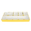 Watch Parts Storage Box Stackable 5 Compartments Acrylic Rubber Watch
