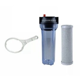 WATER WORLD Fits the Water Pur Company CCI-10CLW12 Water Filter Canister, Filters and Wrench