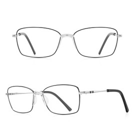 RB.Pilot Reading Glasses Blue Light Blocking Spring Hinge Readers for Women Anti Glare Filter Lightweight Eyeglasses
