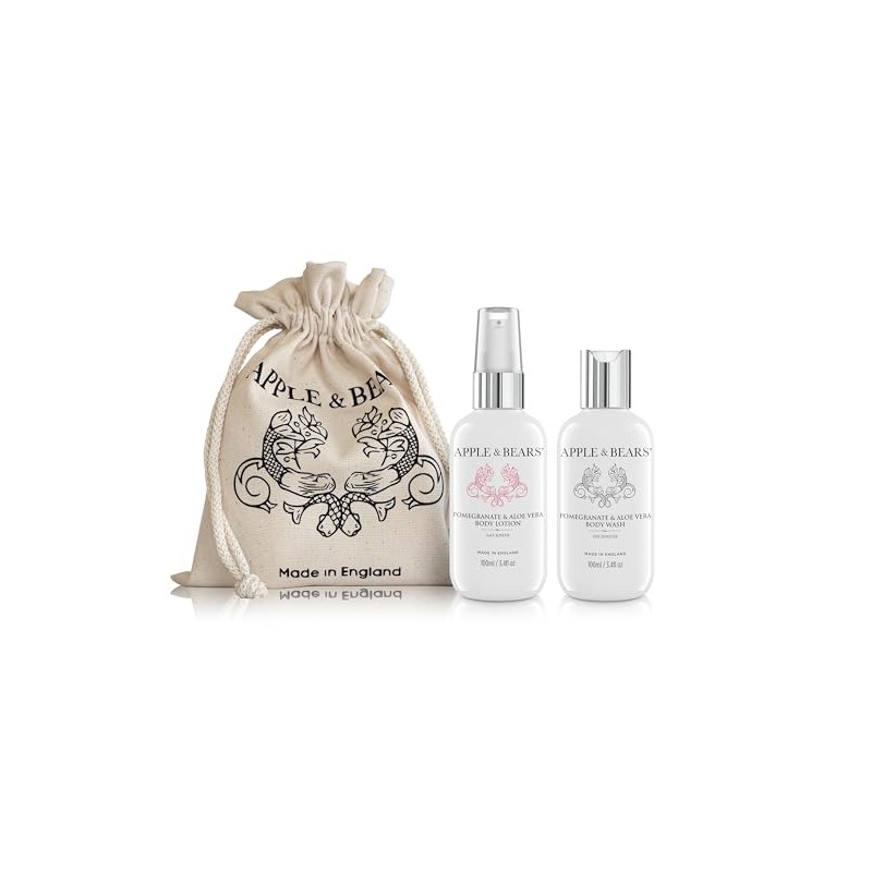 Pomegranate & Aloe Vera Travel Set - Body Wash &