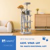 MWPO 63.8 inches Multi-Level Cat Tree for Large Cats with