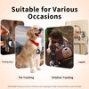 RFUNGUANGO Compatible AirTag Holder Air Tag Keychain Protective Case -