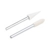 uxcell 6mm 4mm Wool Felt Mounted Points Tapered Polishing Buffing