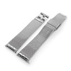 Milanese Watch Strap Quick Release 20mm Pointed Style Polished, stainlesssteel,