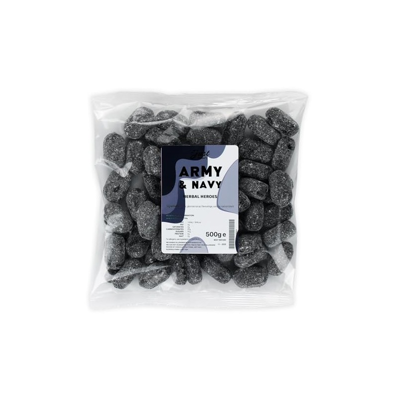 Just Treats Army & Navy (500g Share Bag)