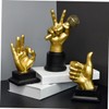 Ciieeo Desktop Ornaments Decorative Knick Knacks Desk Topper Sculpture Hand
