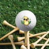 PLIGREAT Cute Birds Golf Ball Markers, Yellow Birds Marking Stickers