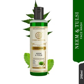Khadi Natural Neem & Tulsi Face Wash | Repairs Skin Damage | Control Oil |210 ML