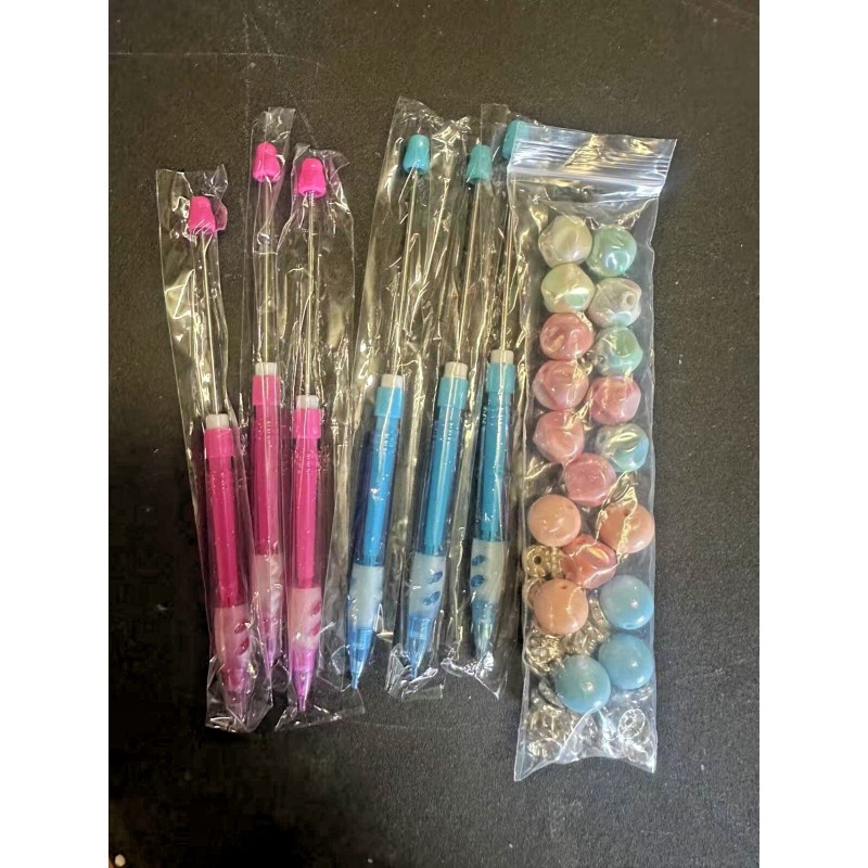 Unbranded 6pcs Beadable Mechanical Pencils 0.7mm for Writing, Drawing, Sketching,