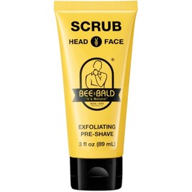 Bee Bald Scrub for Head and Face, 3 Fluid Ounce