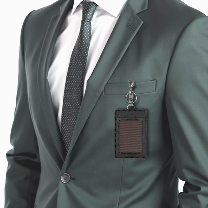 ID Card Holder with Lanyard for ID Card Holder, Office,