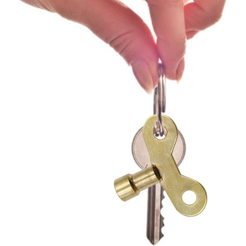 Dwang 1Pc Brass Radiator Bleed Key - Metal Radiator Bleeding
