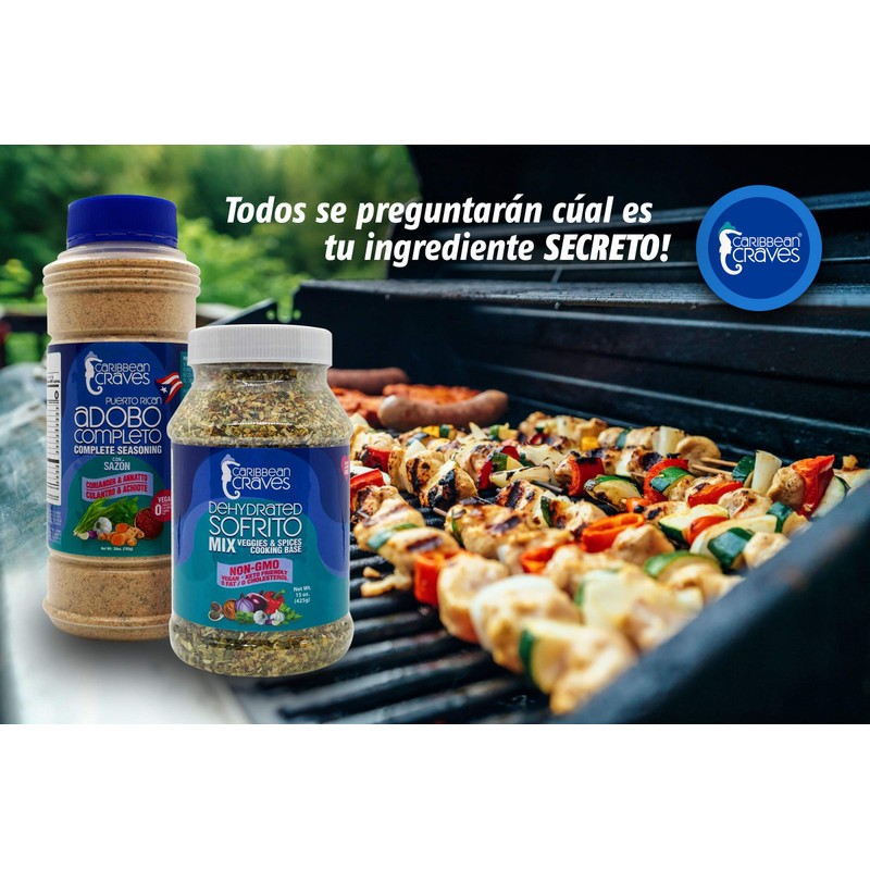 Caribbean Craves - Puerto Rican Adobo Complete Seasoning w/Coriander &