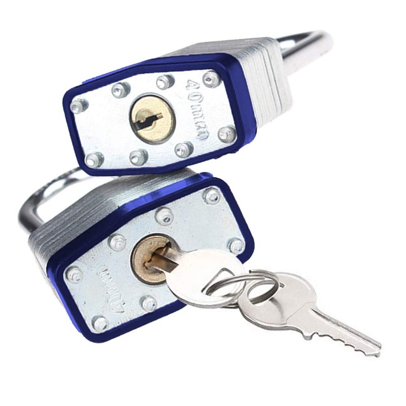 Cyleibe 2 Pack Pad Lock, Long Shackle Heavy Duty Padlock