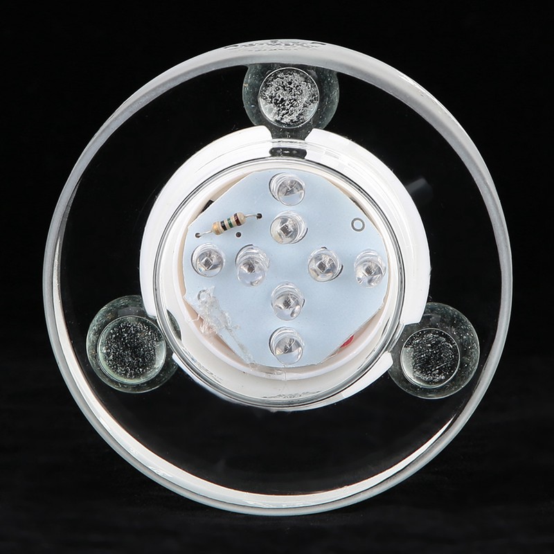 Beautiful Pattern Mini Crystal LED Light Base Buddha Display Stand