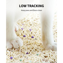 PETKIT PETKIT Upgraded Clump+ Tofu Mixed Cat Litter, Water Flushable,Ultra Absorbent and Fast Drying, 100% Natural Ingredients Rapid Clumping Bentonite Litter, Dust-Free Low Tracking (5.2lb3bags)