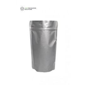 Jamo Solutions Aluminium Foil Flat Pouch with Zip Lock - Food Storage Bag for Tea, Coffee, Spices - Resealable Heat Seal for Long-Term Freshness - Sample Pack