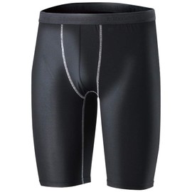 Otafuku Glove JW-630 Men's Summer Inner Half Pants, Compression, Sweat Absorbent, Quick Drying, UV Protection, Contact Cooling, Deodorizing, Black, LL