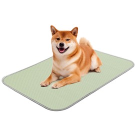 Summer Dog Cooling Mat Washable Ice Silk Self Cool Pad for Small Medium Large Dogs and Cats, Pet Sleeping Pad for Crate, Bed, Indoor & Outdoor Floor, Car Seats