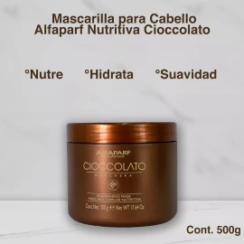 Alfaparf Milano Mascarilla Para Cabello Alfaparf Nutritiva Cioccolato 500 Gr