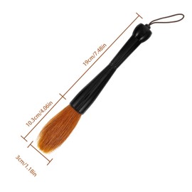 Lyfengdeam 3.5 inches Calligraphy Pen Traditional Ink Pens Calligraphy Art Stationery Traditional Chinese Calligraphy Brush Painting Chinese Ink Brush Chinese Ink Pen Calligraphy Brush Pens Brown