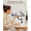 Cat Desk Bed, 360°Rotation & Height Adjustable Cat Bed for