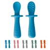 TalkTools ITSY Tiny Silicone Spoons – Twin Pack Soft Silicone