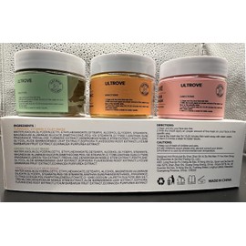 Set De Mascarillas Faciales 3 En 1 De Arcilla Té Verde, Cúrcuma, Vitamina C Y Arcilla Rosa Del Himalaya Limpieza Profunda, Minimización De Poros E Hidratación(100 G Cada Una)+ Brocha De Si