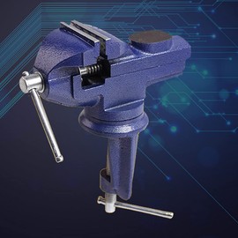 Mini Table Clamp Small Bench Vice New upgraded cast iron manufacturing Jewelers Hobby Clamps Craft Repair Tool Portable Work Bench Vise (mini) (2.5 INCH)