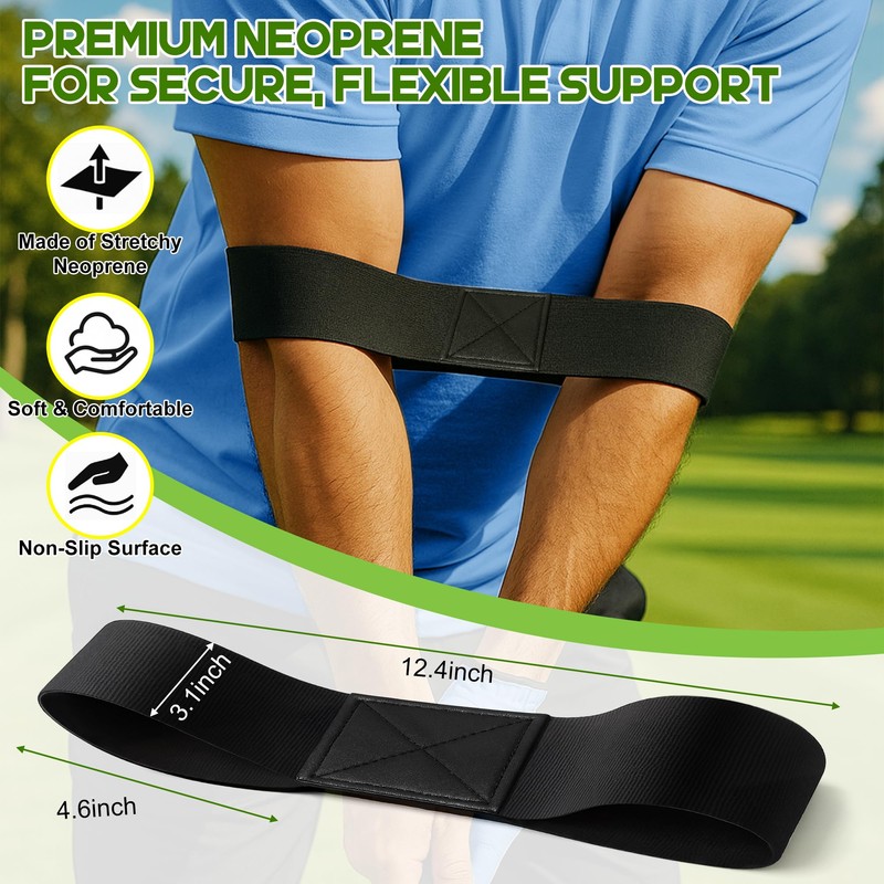 Golf Grip Trainer & Connection Band, Club Grip Trainer Aid
