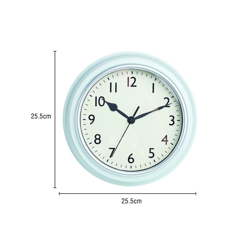 The Garden & Home Co. 17219 Miller Clock - White