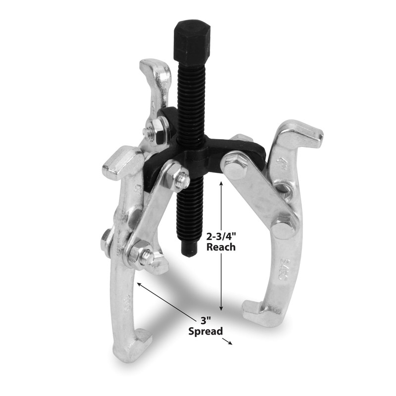 Performance Tool 3" 3-Jaw Gear Puller - W135P