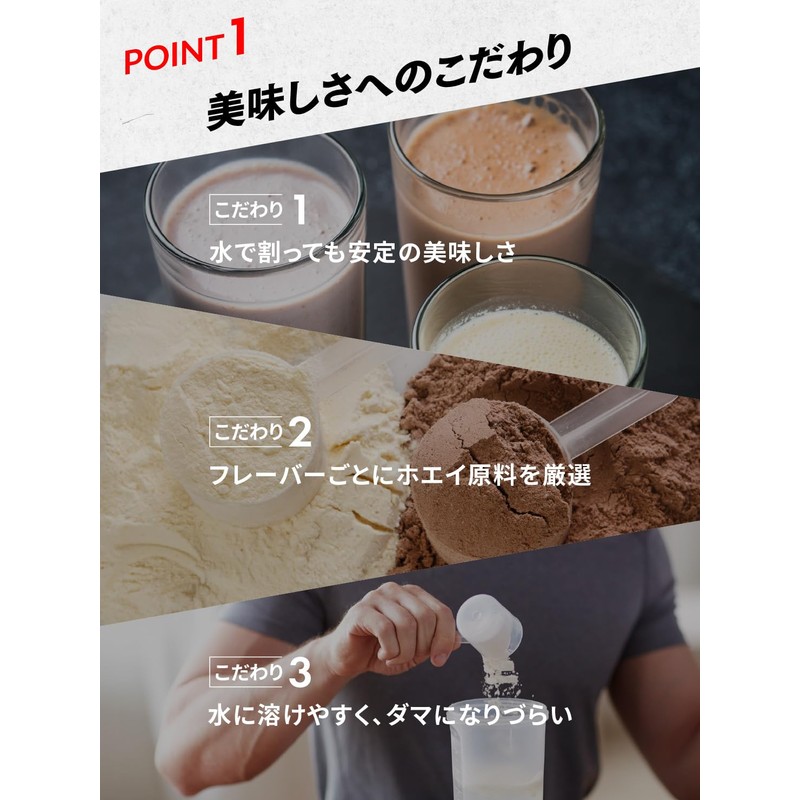 VITAS Whey Protein 100, Blueberry Yogurt Flavor, WPC Protein, 2.2