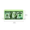 Genuine Fred, Dirty Money, Kitchen Sponges, Set of 2, Green