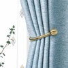 Curtain Holdback, 2 Pcs Wall Mounted Drapery Tiebacks with Screws,
