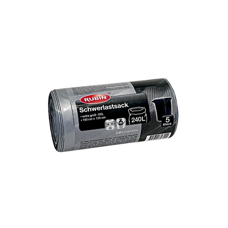 Rubin Heavy Duty Bag 240 L Pack of 5