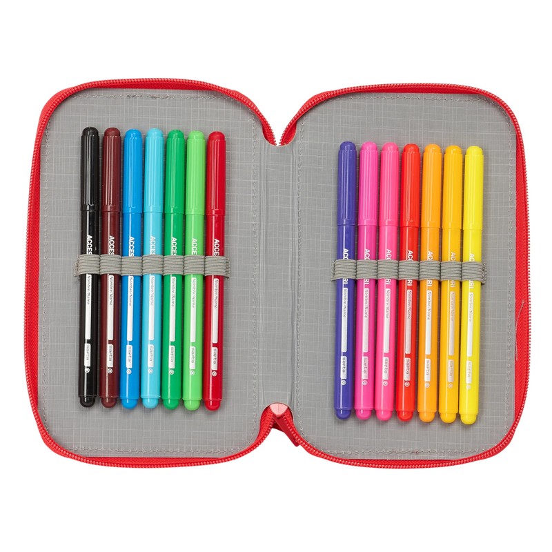 Safta PJMASKS Ready School Pencil Case for Kids, Pencil Case