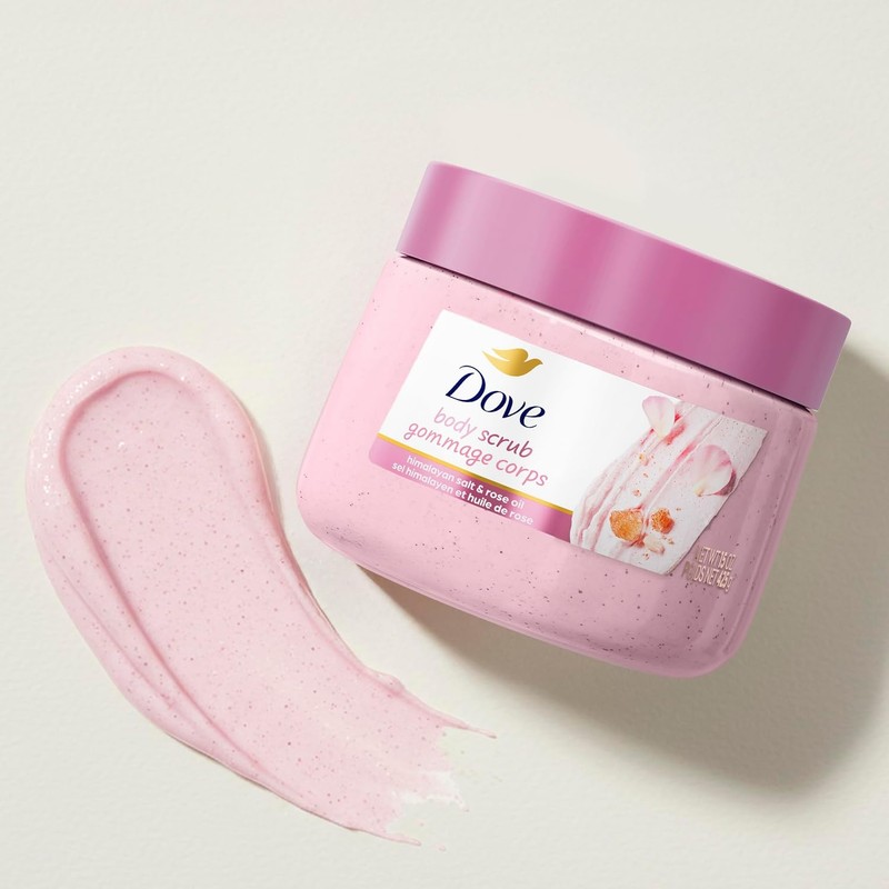 Dove Himalayan Salt & Rose Oil Body Scrub