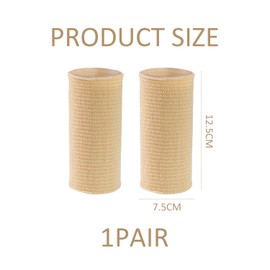 1 Pair Gel Elastic Protective Gear Sports Ankle Protective Sleeve Cuttable Protective Gear Unisex Sports Joint Protection Gear