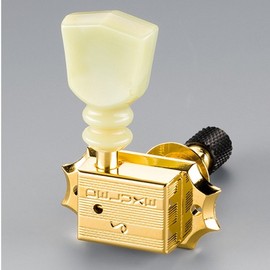 Schaller Machine Heads - Original G-Series Deluxe Keystone DR Toplocking Gold