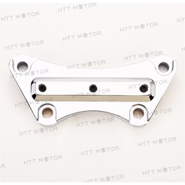 HTTMT H2314-1- Anti-Slip Handlebar 1PC 1 inch 25mm top clamp Compatible with 1997 & up Harley Touring Chrome