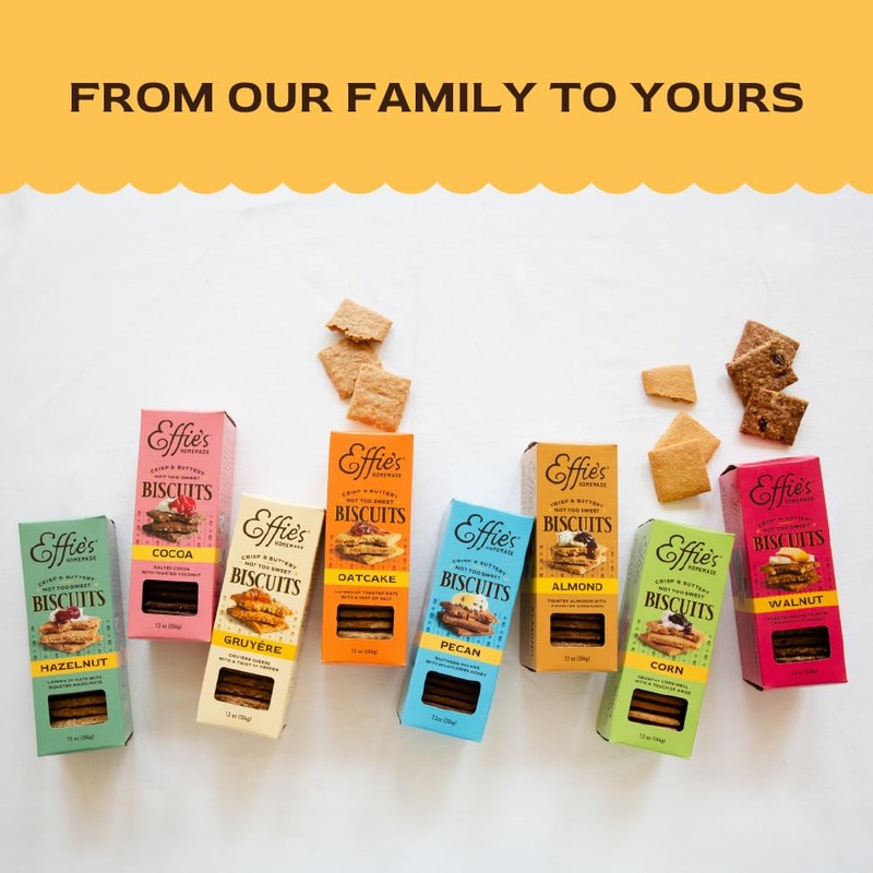Effie's Homemade Biscuits - Hazelnut - 3 Pack