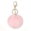 Pom Pom Keychains Colorful Faux Rabbit Fur Ball Keychain Car