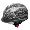 Vega Warrior Half Helmet 7830-055, Eagle Grey Flag, X-Large