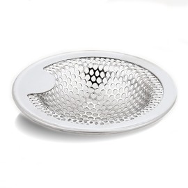 Washbasin Garbage Punching, Garbage Catcher, 18-8 Stainless Steel, Drain Basin, Stainless Steel, Drain Basket with Handle, Hair Catcher, Drain Size: 1.4 - 1.8 inches (3.5 - 4.5 cm) (S Size (Applicable